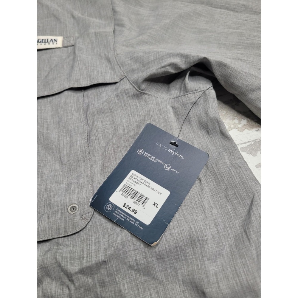 NEW Magella Fish Gear Relaxed Fit Men's XL‎ NWT Gray - Picture 7 of 7